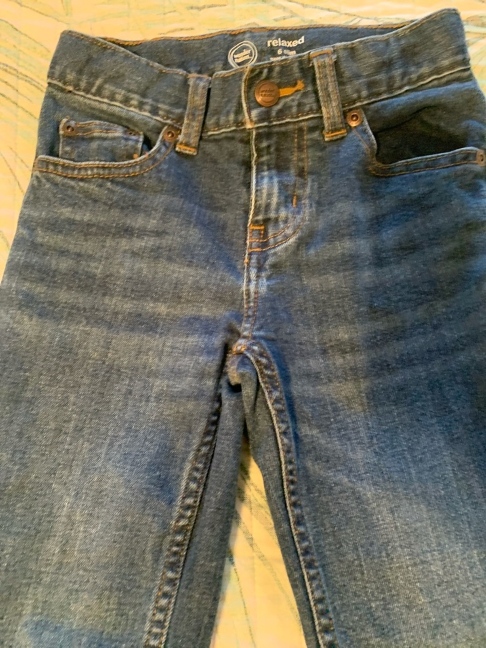 wonder nation Blue Relaxed Fit Kids Jeans